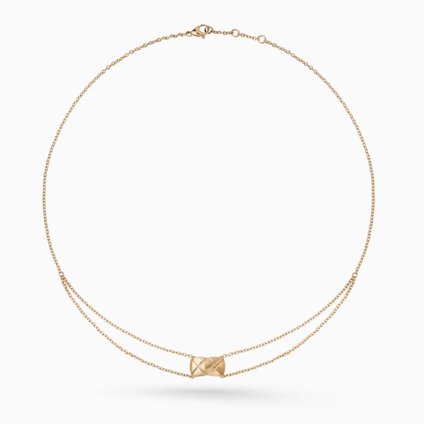 Necklace CHANEL Coco Crush beige gold 