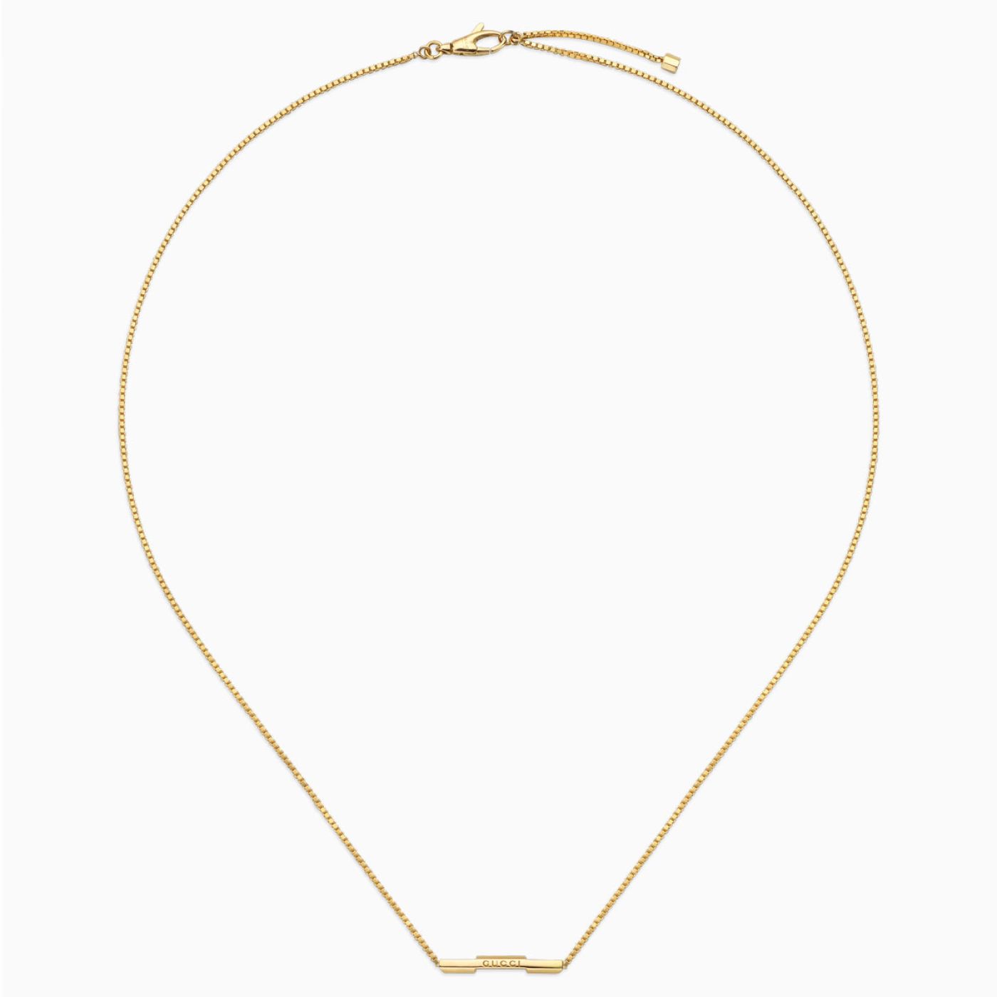 Collar Gucci Link to Love de oro amarillo
