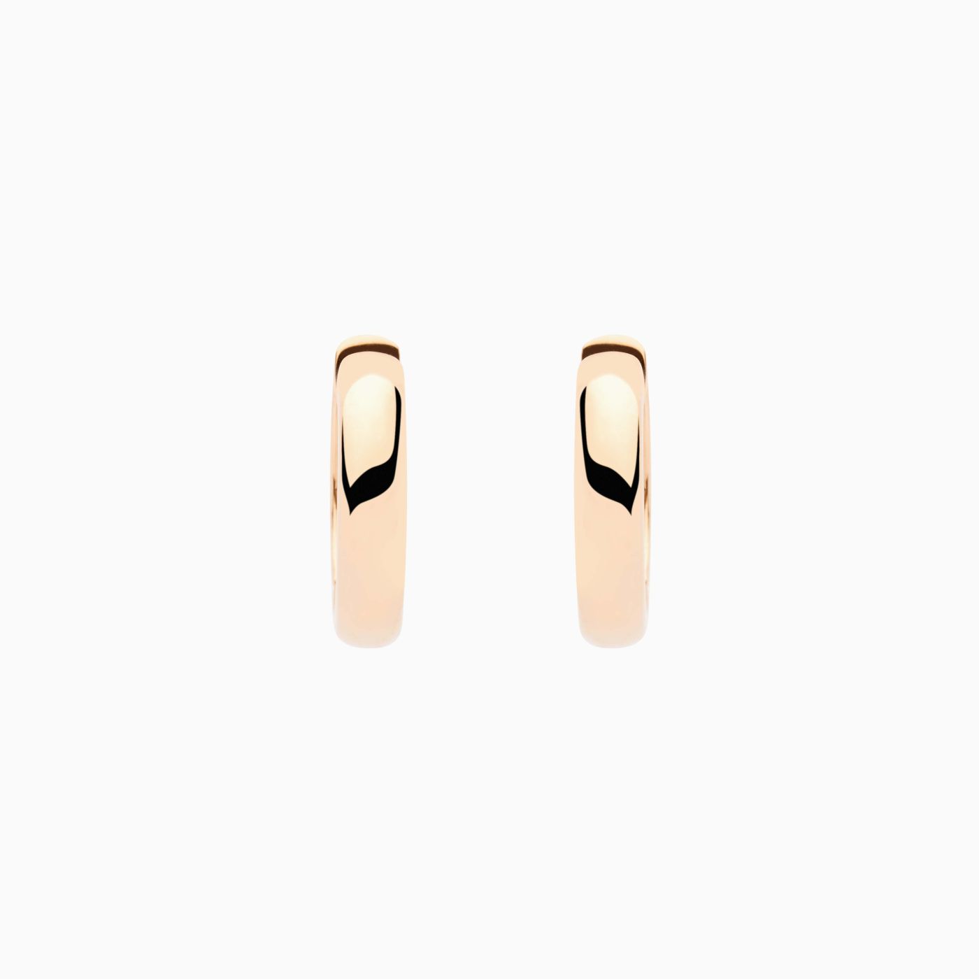 Mini Hoop Earrings in Rose Gold