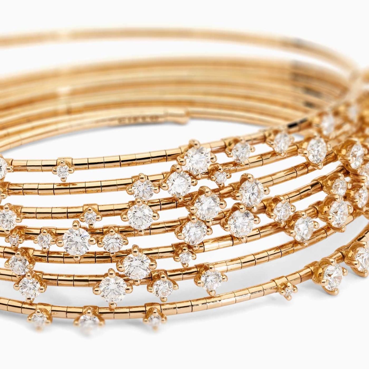 RABAT rose gold bracelet with diamonds (4,43 cts.)