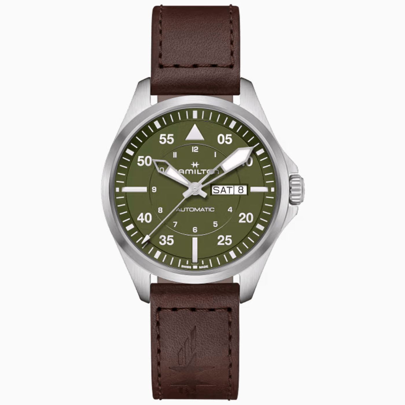 Hamilton Khaki Aviation Pilot Day Date Auto