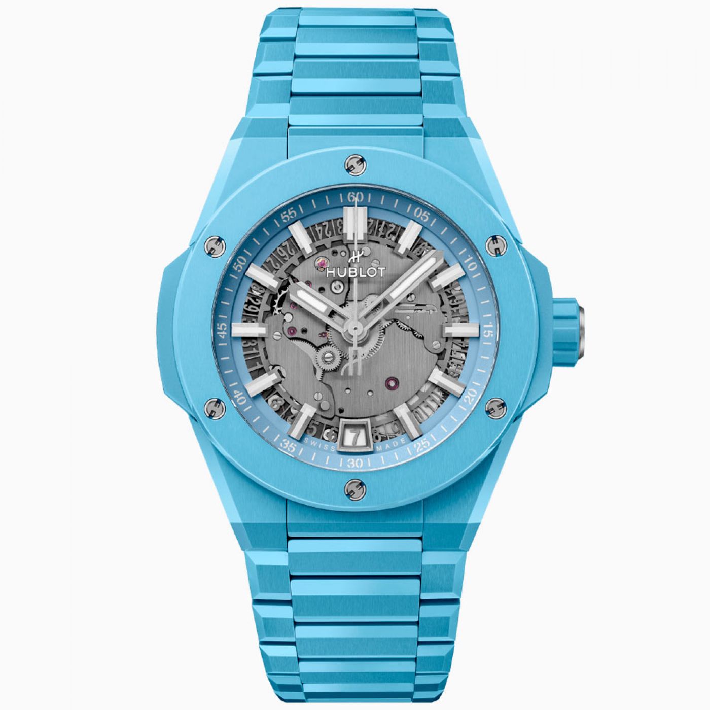 Hublot Big Bang Integrated Time Only Sky Blue Ceramic