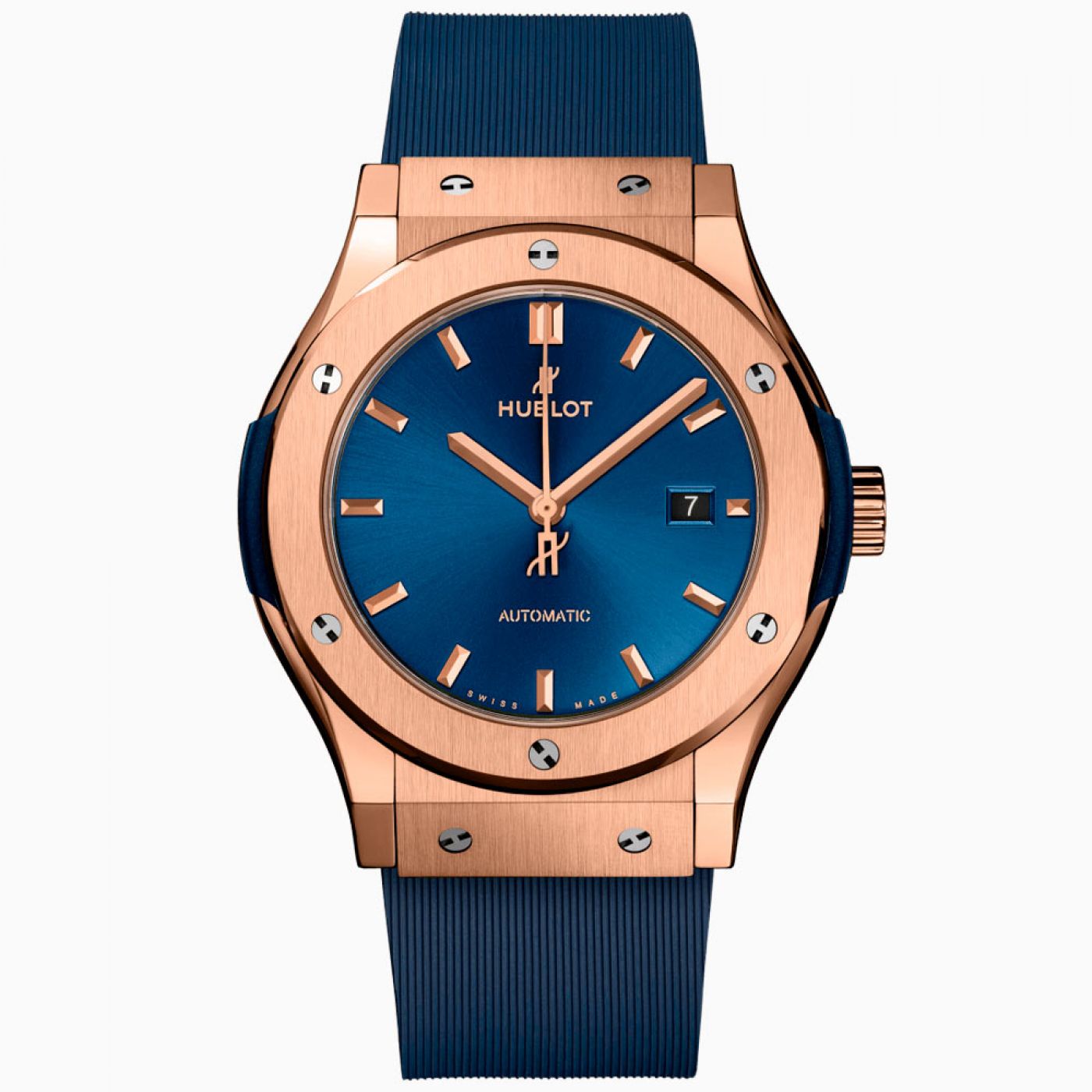 Hublot blue king gold on sale