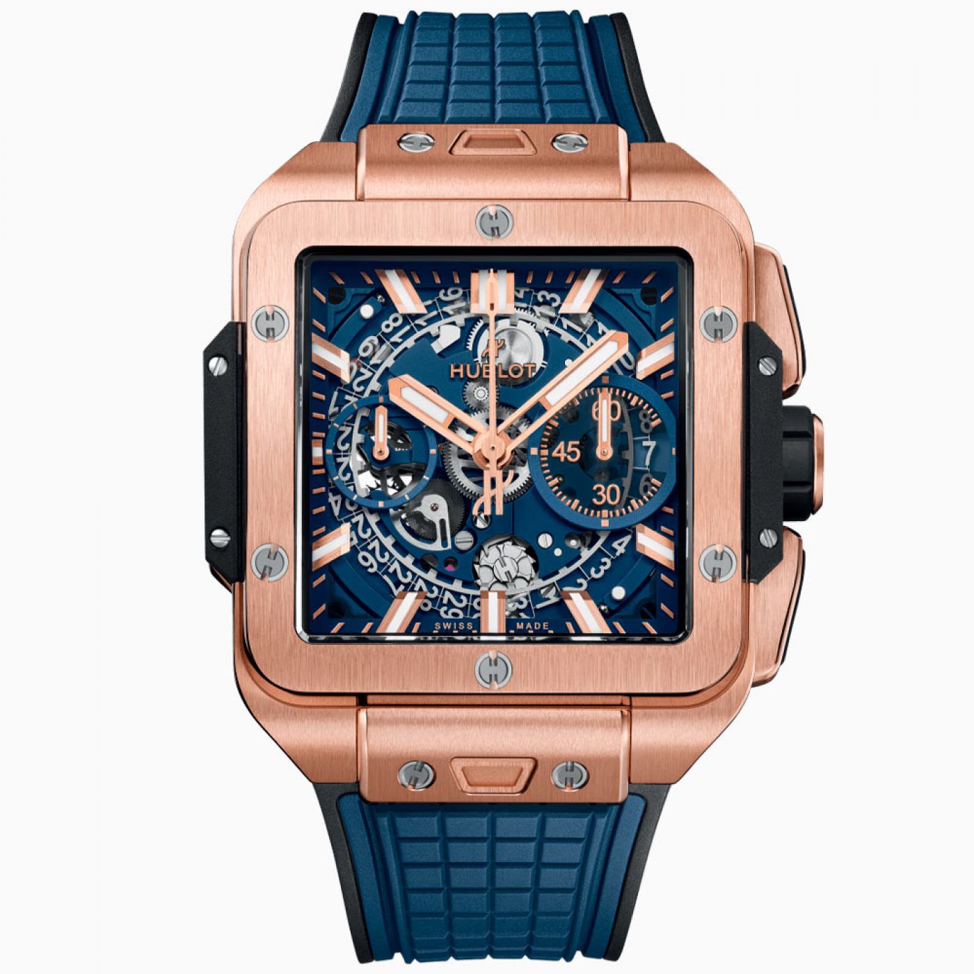 Hublot Square Bang Unico King Gold Blue 