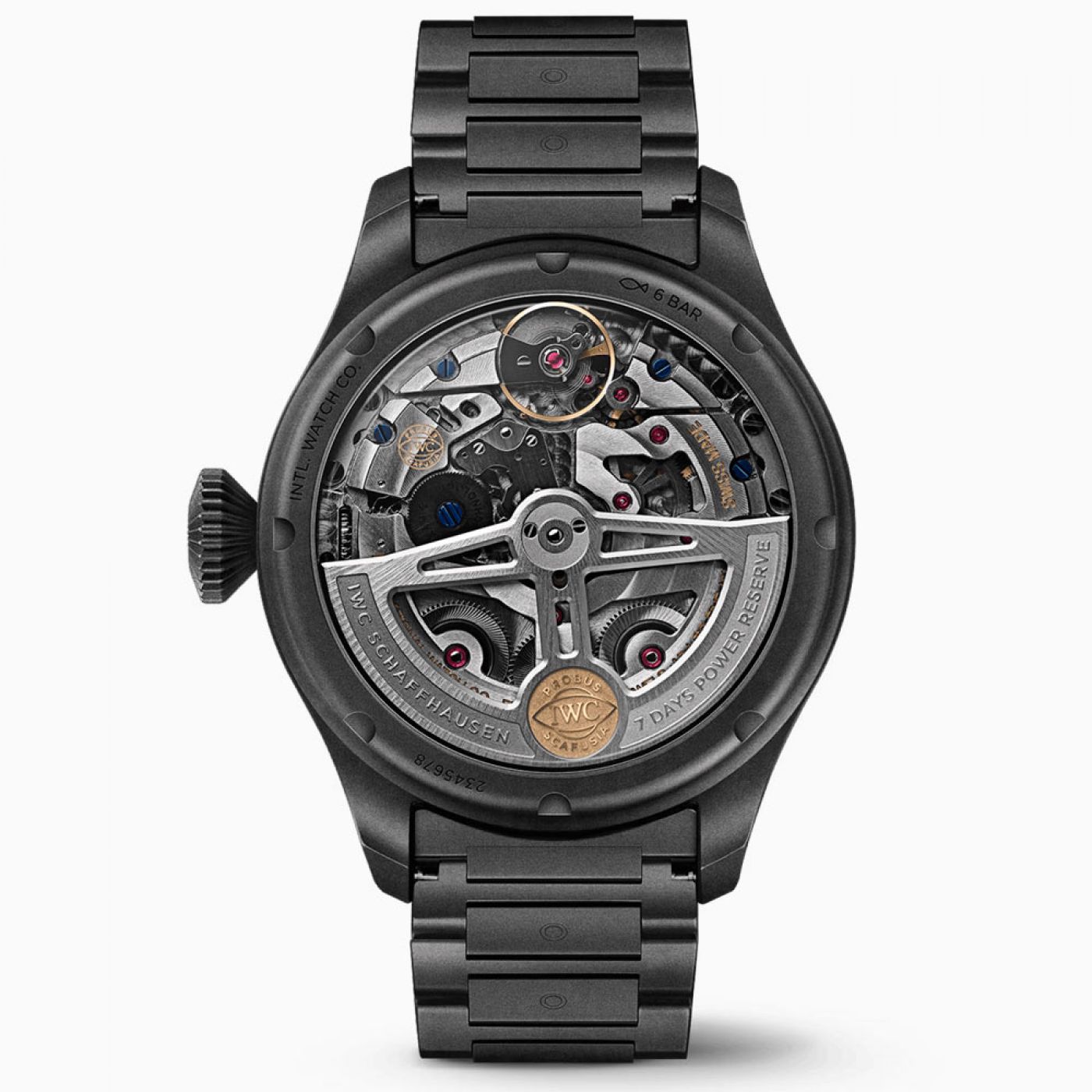 IWC Schaffhausen Reloj de Aviador Calendario Perpetuo Top Gun Ceratanium®