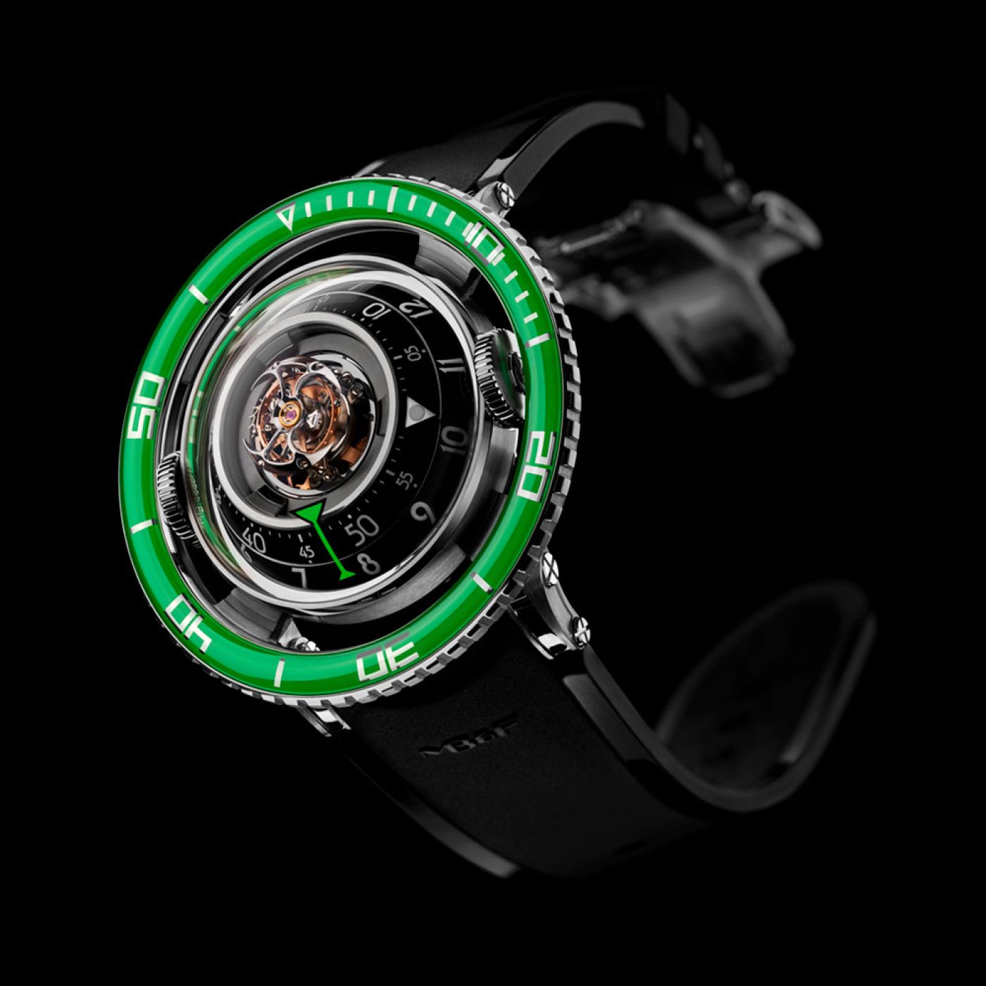 MB&F HM7 Aquapod TI Green