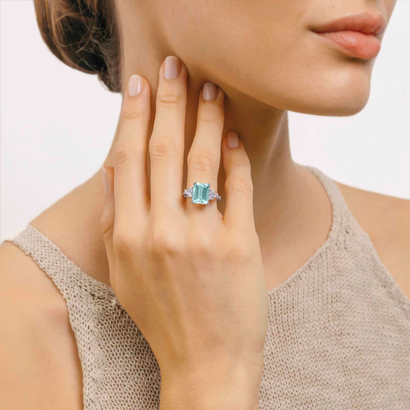 Aquamarine Ring