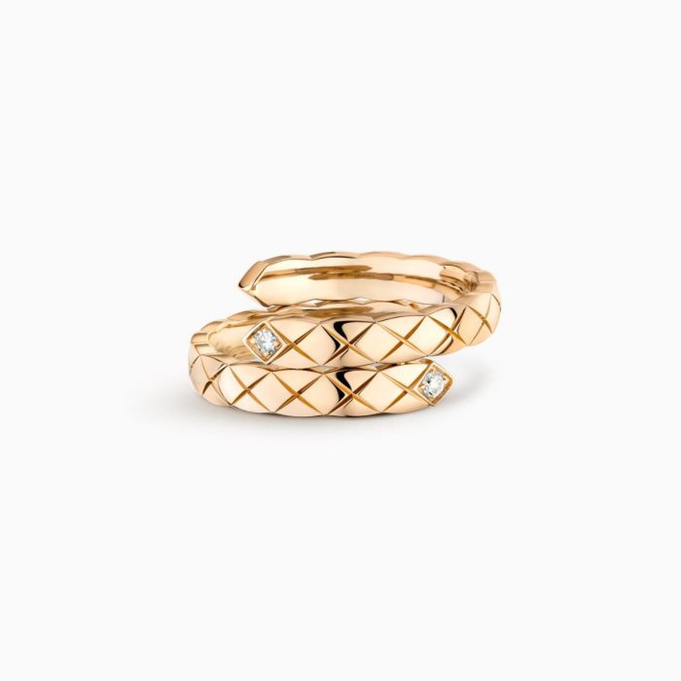 Chanel Coco Crush Toi et Moi ring in beig gold, RABAT Jewels