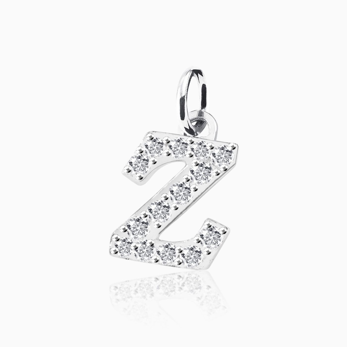 Letter Z in Pave Setting Bracelet