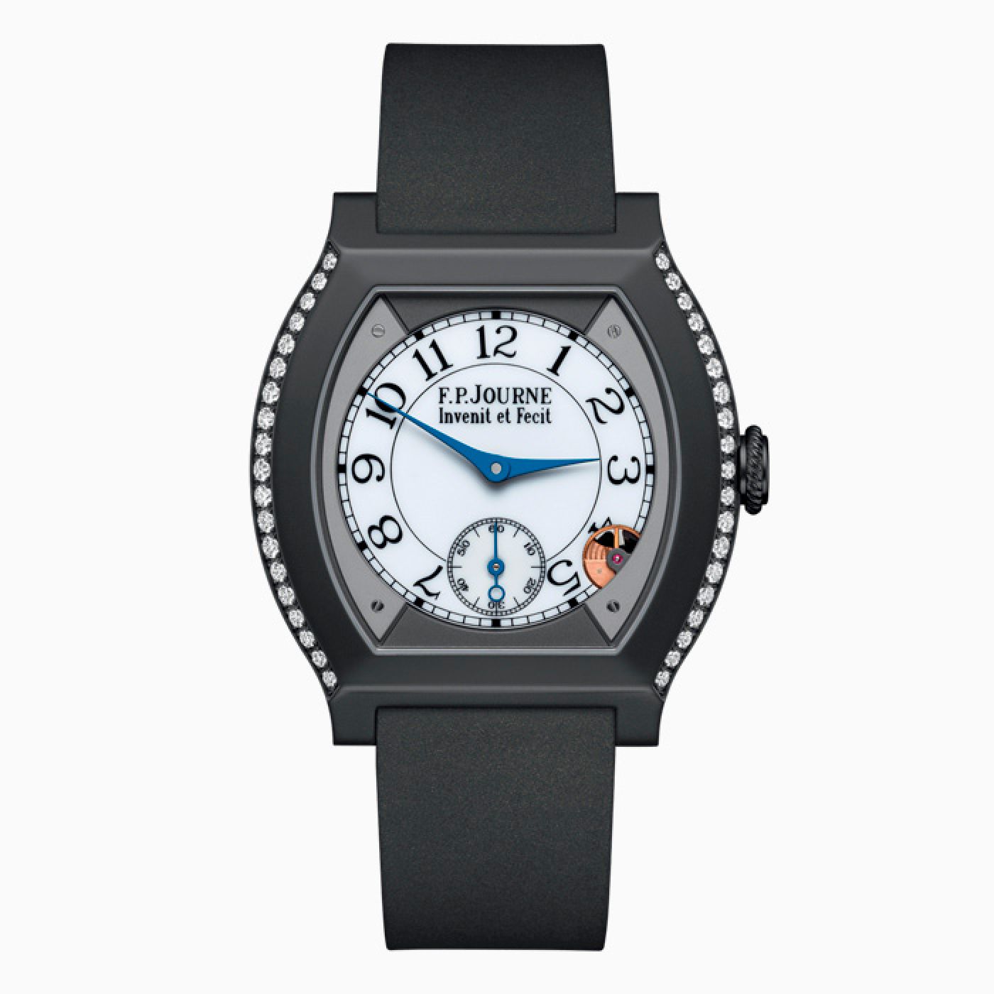 F.P.Journe l gante Titalyt 2 rows of diamonds Ref. 0001.EL
