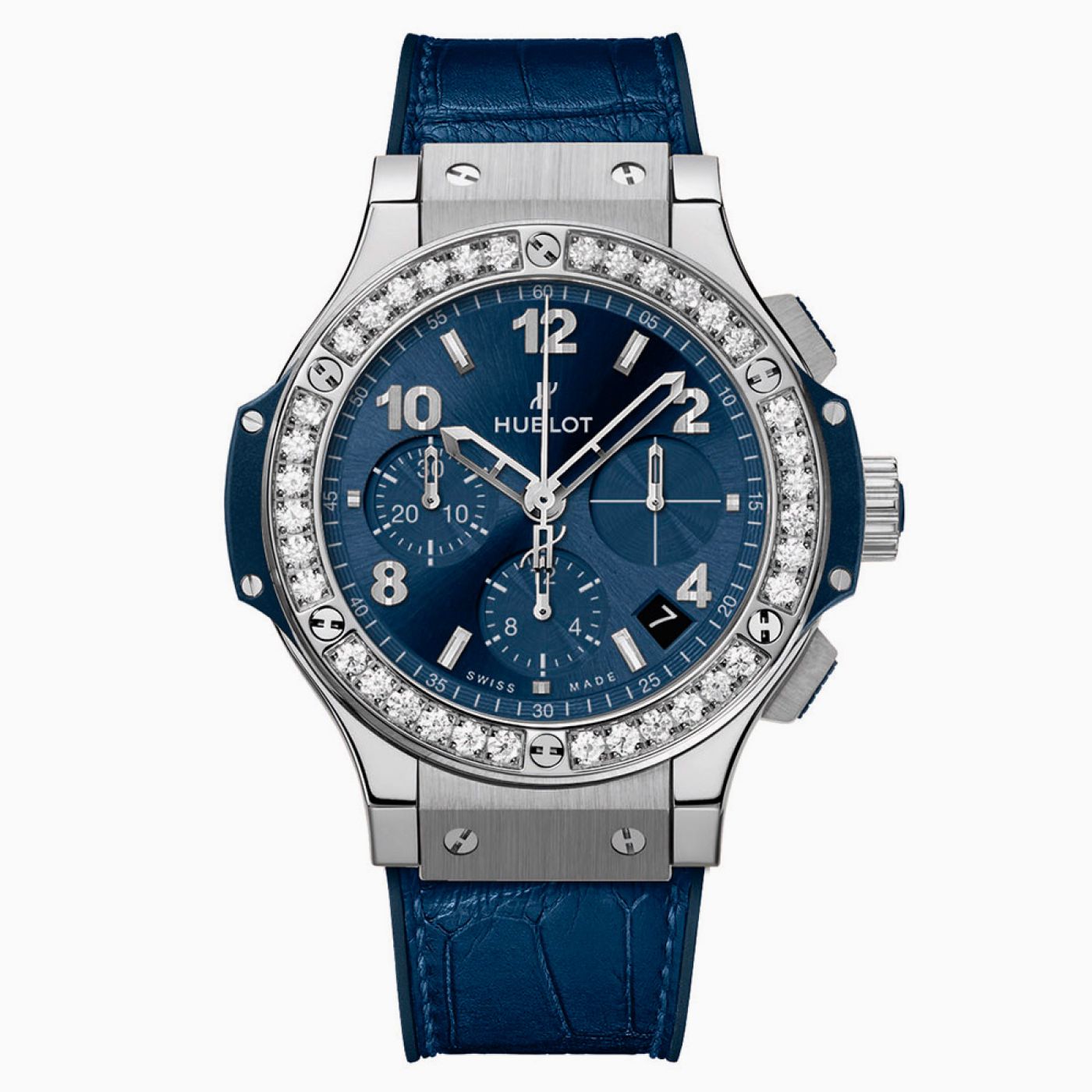 Hublot Big Bang Steel Blue Diamonds 41