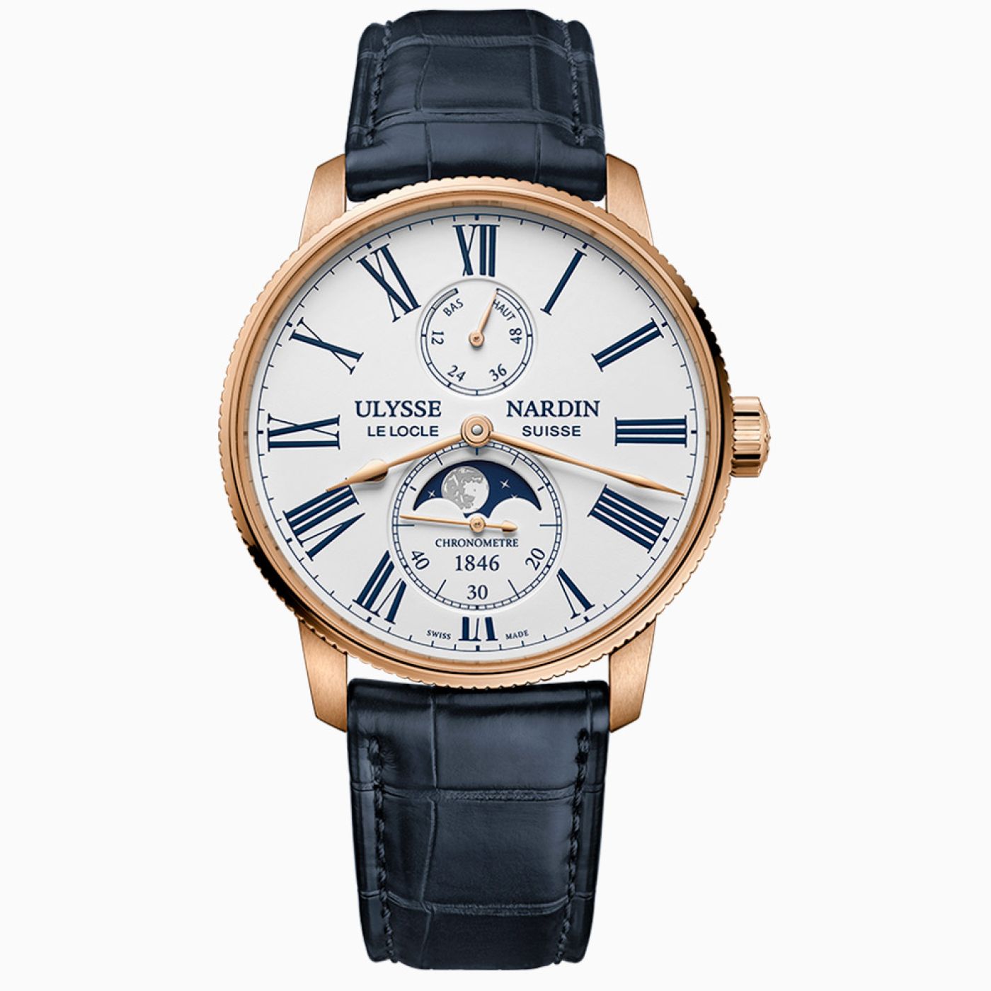 Ulysse Nardin Marine Torpilleur Moonphase