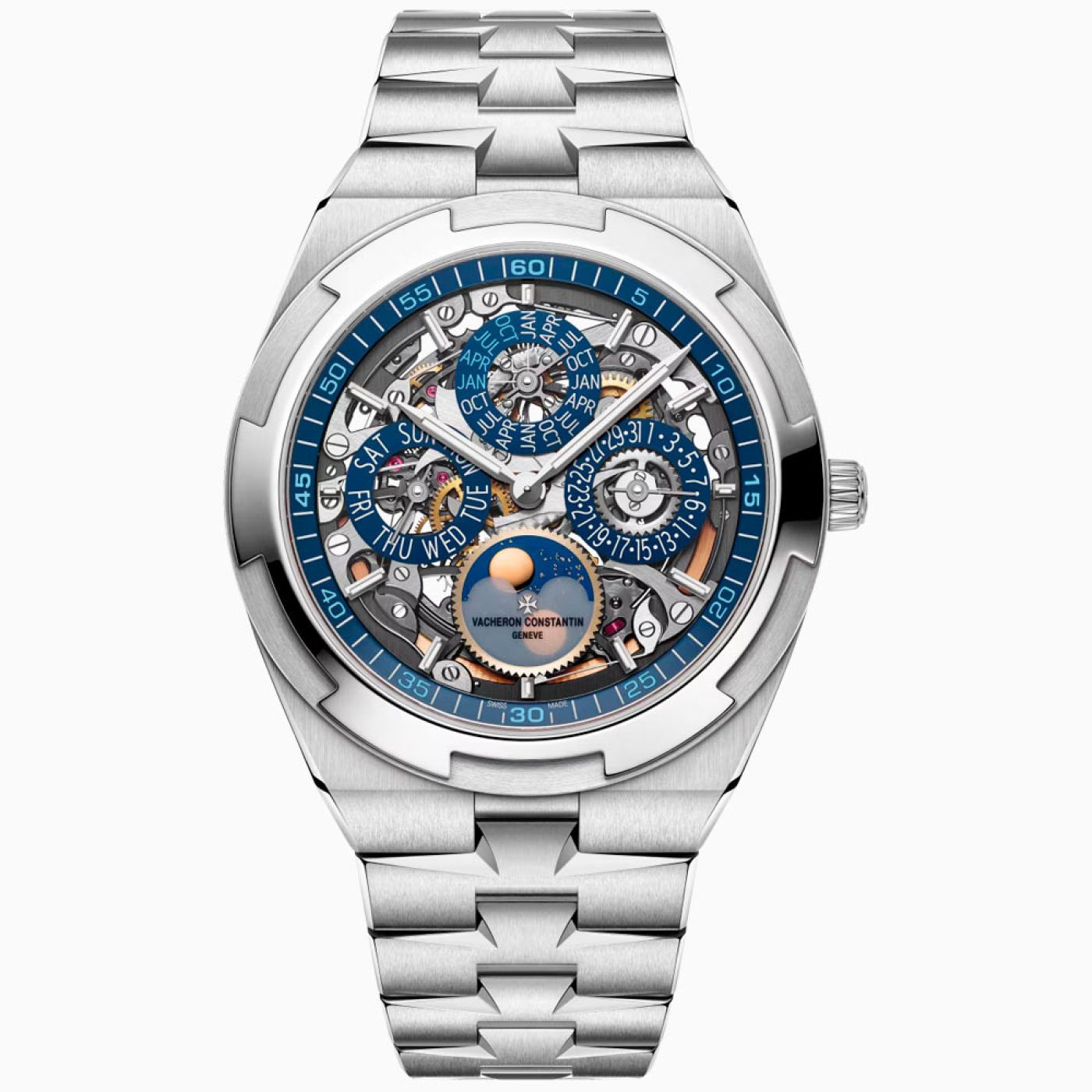 Vacheron Constantin Overseas Calendario perpetuo ultra-plano esqueleto