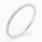 White gold and diamonds engagament ring