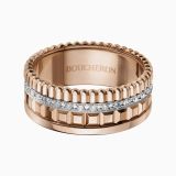 Anillo Boucheron Quatre Radiant de oro rosa con diamantes