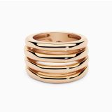 Rose Gold Wide Row Ring 