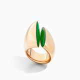 Anillo Vhernier eclisse de oro rosa con jacon