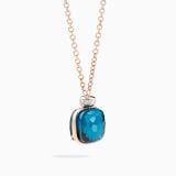 Pomellato Nudo pendant with chain and diamonds