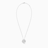 Necklace CHANEL Camelia white gold with diamonds