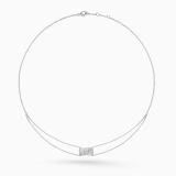 Necklace CHANEL Coco Crush white gold with diamonds