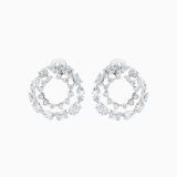 White gold diamond earrings