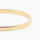 Rigid yellow gold bracelet