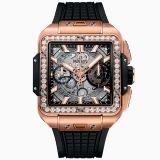 Hublot Square Bang Unico King Gold Diamonds