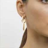 Pendientes de eslabones de oro amarillo