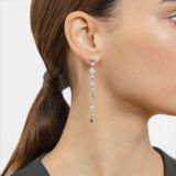 White gold diamond earrings