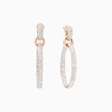 Pendientes de aro Iconica con diamantes