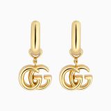 Pendientes Gucci GG Running de oro amarillo