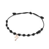 Pulsera de hilo con charm con forma número 7