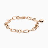 RABAT rose gold 18 kts. bracelet with diamonds