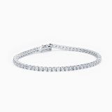 White gold rivière bracelet with diamonds