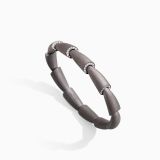 Vhernier calla titanium and diamond bracelet