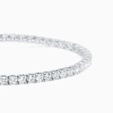 White gold riviere bracelet with diamonds