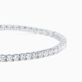 White gold riviere bracelet with diamonds