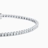 White gold bracelet riviere with diamonds