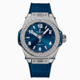 Hublot Big Bang One Click Steel Blue Diamonds