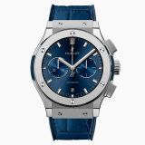 Hublot Classic Fusion Blue Chronograph Titanium