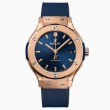 Hublot Classic Fusion King Gold Blue Ref. 565.OX.7180.RX RABAT