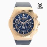 Hublot Classic Fusion Aerofusion Chronograph King Gold Blue 45