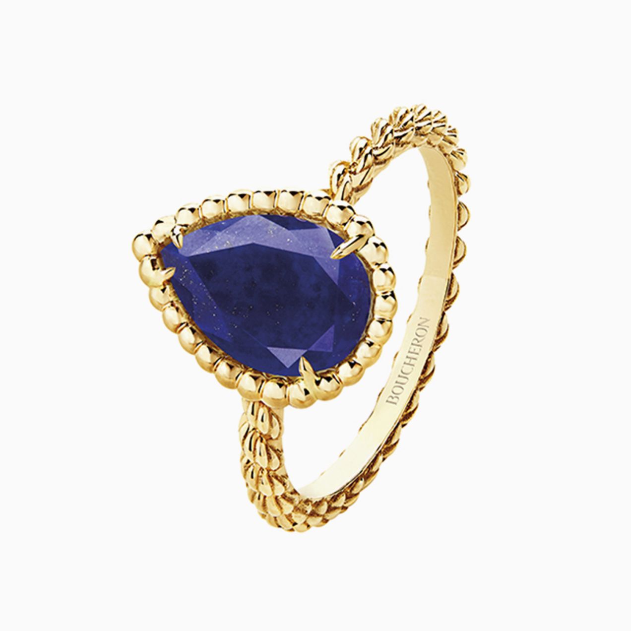 Serpent Boheme Ring with Lapis Lazuli 