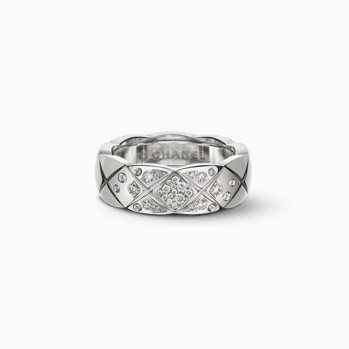 Ring CHANEL Coco Crush S white gold with diamonds