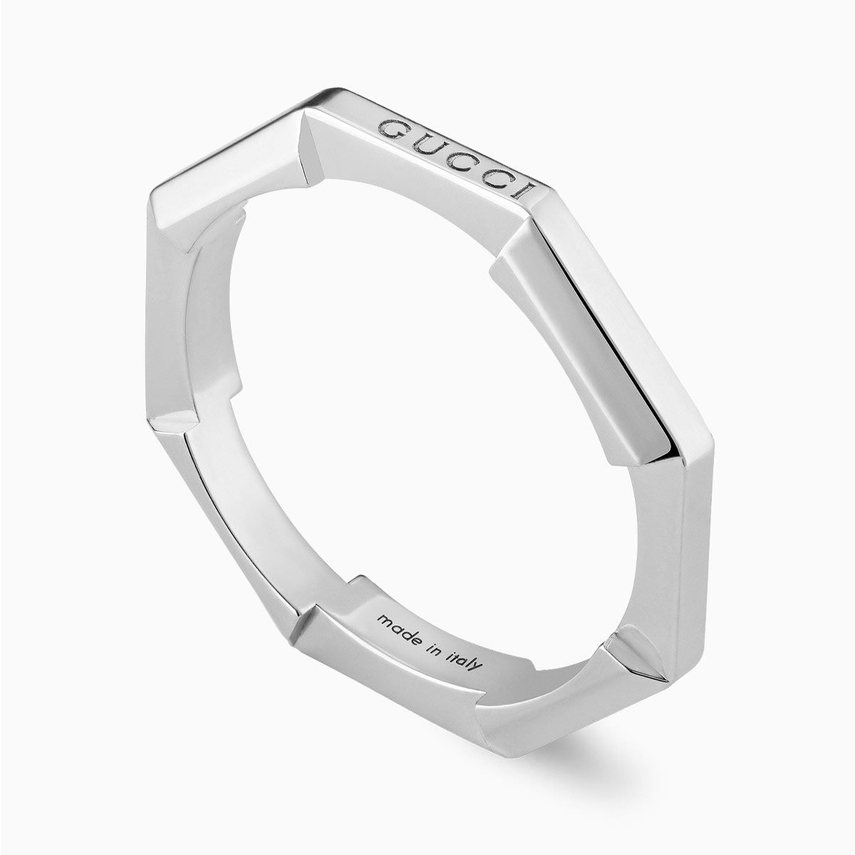 Ring Gucci white gold