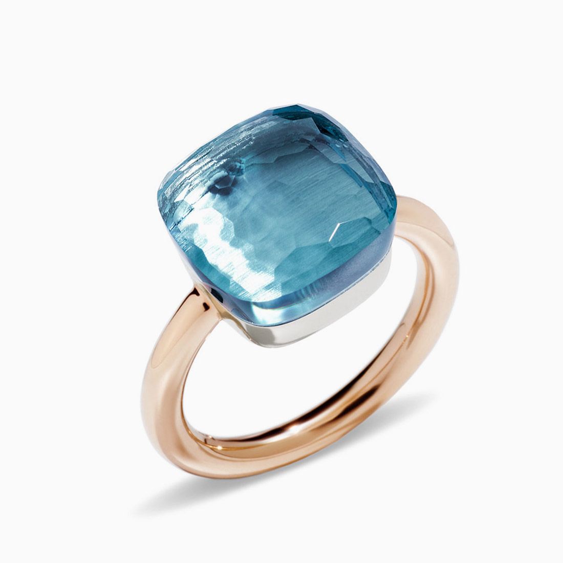 Pomellato Ring with Blue Topaze 