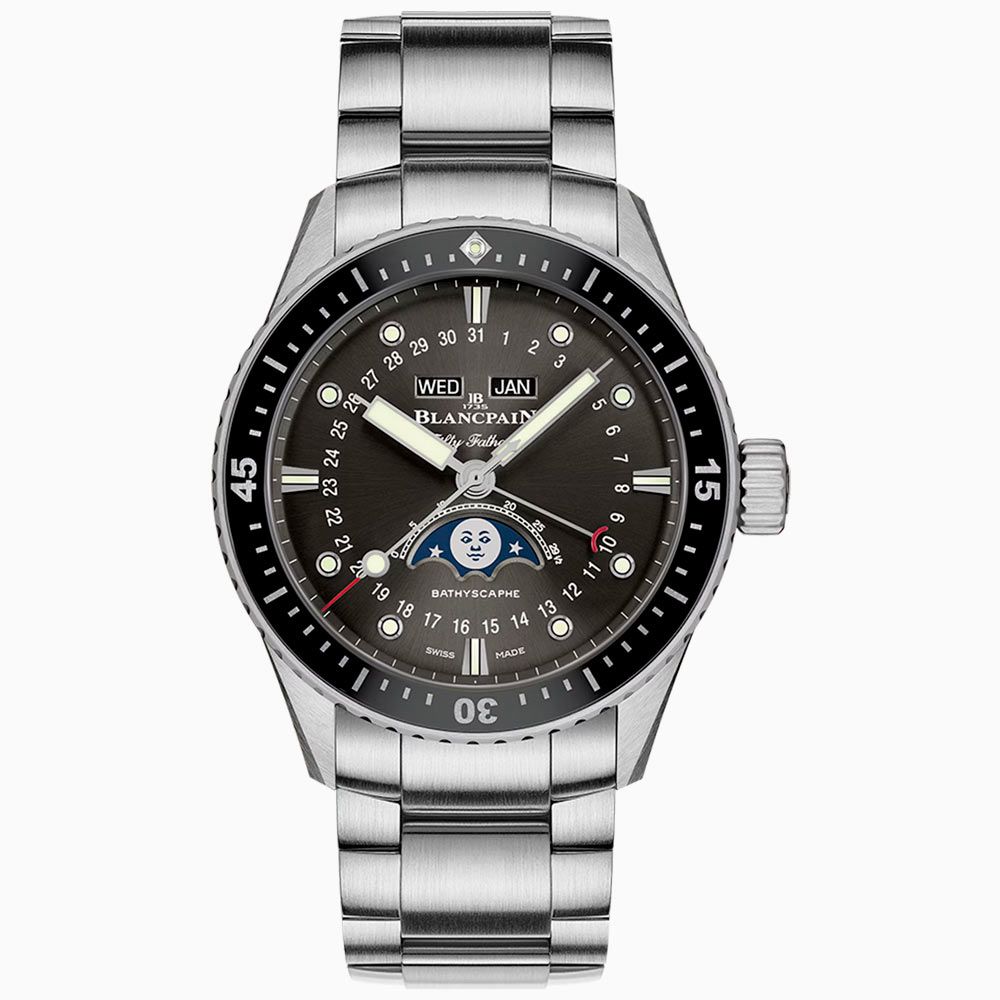 Blancpain Fifty Fathoms Bathyscaphe Quantième Complet Phases de Lune