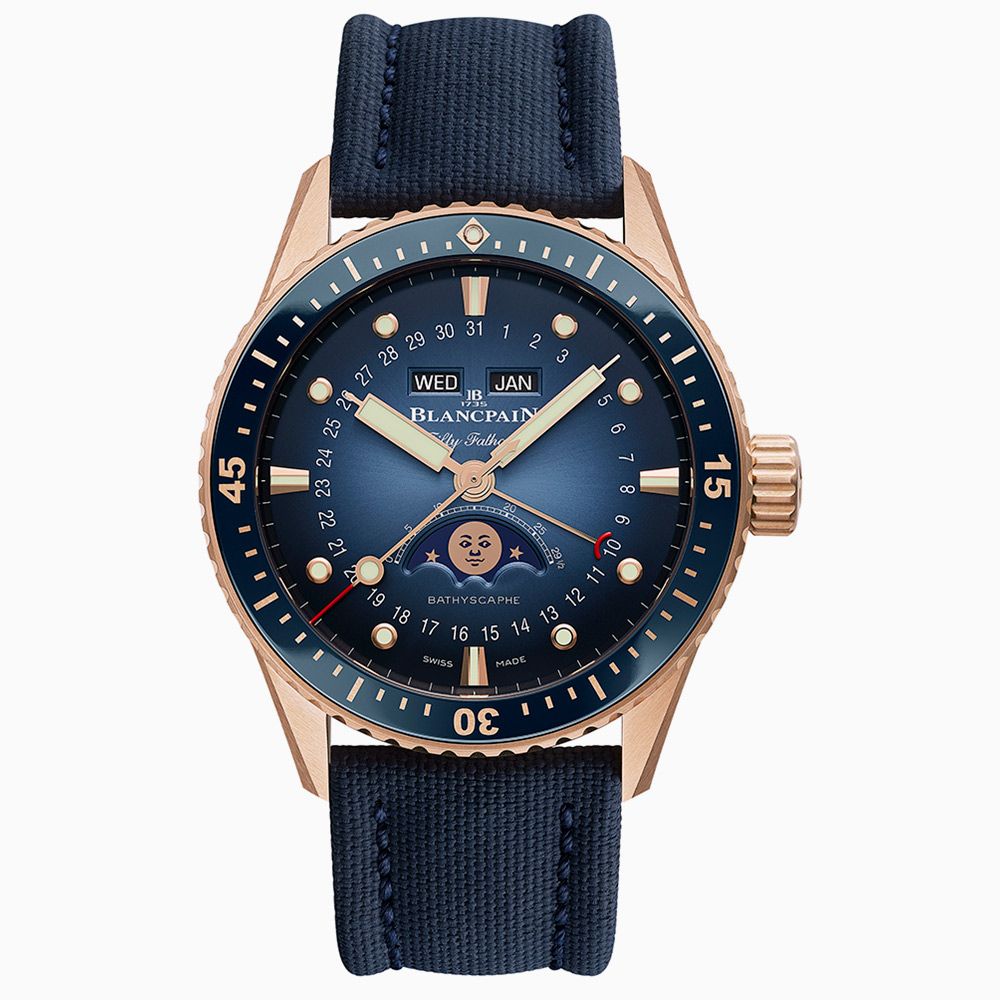 Blancpain Fifty Fathoms Bathyscaphe Quantième Complet Phases de Lune