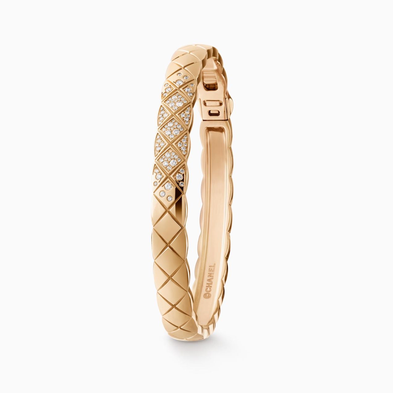 Bracelet CHANEL Coco Crush yellow gold with diamonds