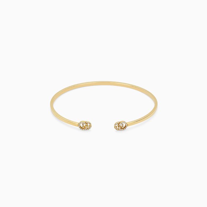 Gucci bracelet in yellow gold with diamonds